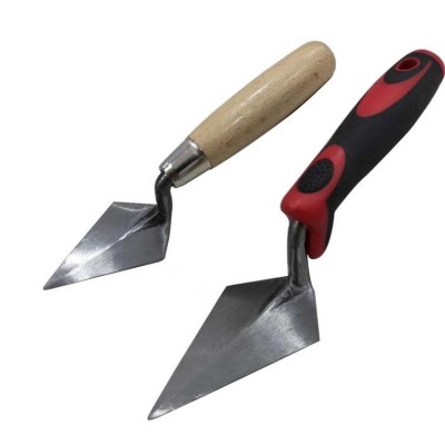 Cheap Price 88mm 100mm One-piece Polished Surface Bricklaying Trowel With Wooden Handle